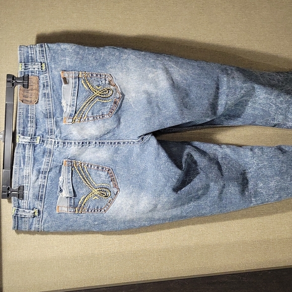 ZANADI Women's Distressed Denim Boho Jeans Sz 18 - Picture 7 of 12